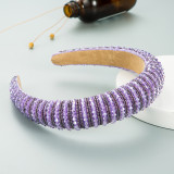 Handwoven beaded headband Baroque sponge hair accessories