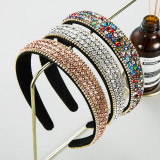 Colorful full diamond anti slip headband hair accessories