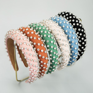 Fashionable and colorful diamond studded headband accessories