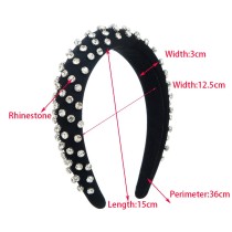 Fashionable and colorful diamond studded headband accessories
