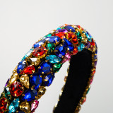 Set with diamond sponge wide edge Baroque headband hair accessories