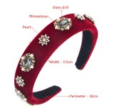 Baroque pearl water drill bit headband accessories