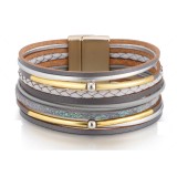 Bohemian multi-layer hand woven bracelet