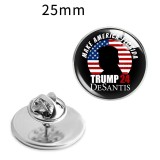 Trump alloy glass brooch gift as a souvenir for the US election