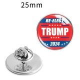 Trump alloy glass brooch gift as a souvenir for the US election