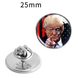 Trump alloy glass brooch gift as a souvenir for the US election