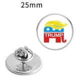 Trump alloy glass brooch gift as a souvenir for the US election