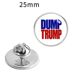 Trump alloy glass brooch gift as a souvenir for the US election