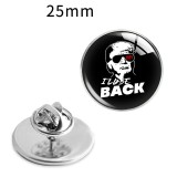 Trump alloy glass brooch gift as a souvenir for the US election