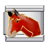 Free Single Drip oil cartoon Italian charm bracelet