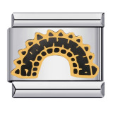 Free Single Drip oil cartoon Italian charm bracelet