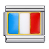 Free Single Drip oil cartoon Italian charm bracelet