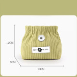 Automatic Closing Fragment Lipstick Bag Portable Corduroy Storage Small Bag fit 20MM  Snaps button jewelry wholesale