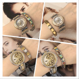Ltalian Charm bracelet square elastic splicing stainless steel strap chain