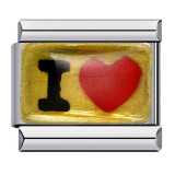 Free Single Drip oil cartoon Italian charm bracelet