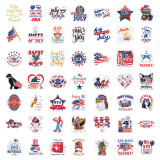 100 American Independence Day personalized graffiti stickers, car luggage, water cup waterproof stickers