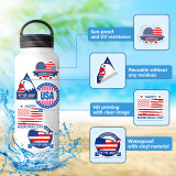50 American Independence Day personalized graffiti stickers, car luggage, water cup waterproof stickers
