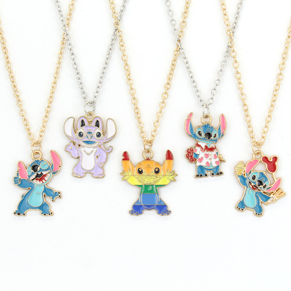 Starry Baby Stitch Necklace