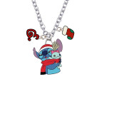 Christmas Pendant Anime Star Baby Stitch Necklace