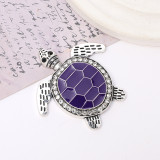 20MM Dripping Oil Turtle snap button charms