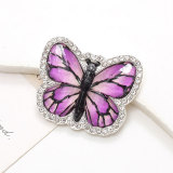 20MM Colorful Butterfly snap button charms