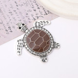 20MM Dripping Oil Turtle snap button charms