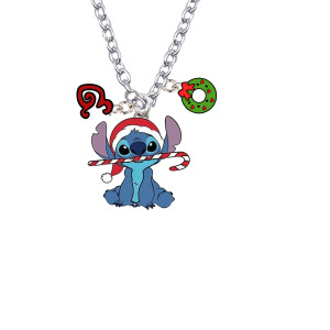 Christmas Pendant Anime Star Baby Stitch Necklace
