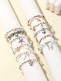 Ocean Resort Beach Beaded Shell Conch Sea Star Bracelet