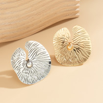 Fashion Metal Liquid Flower Ring