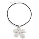 Fashion Metal Liquid Flower Necklace