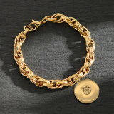 22CM Stainless steel  Bracelets fit 20MM  Snaps button jewelry wholesale