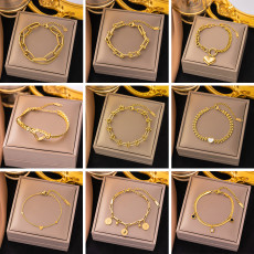 52 styles of stainless steel bracelets
