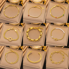 26 styles of stainless steel bracelets