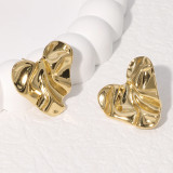 Stainless steel love earrings