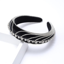 Baroque sponge full diamond  headband hair accessories