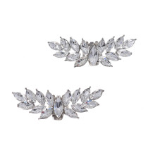 Shoe decoration clip buckle, high heels, flower metal rhinestone shoe buckle