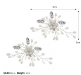 Removable shoe buckles, handmade accessories, crystal beaded shoe flowers