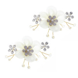 Removable DIY shoe buckles, fabric flowers, handmade wedding accessories, shoe flowers