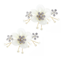 Removable DIY shoe buckles, fabric flowers, handmade wedding accessories, shoe flowers