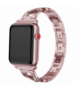 44/42/45/49MM Suitable for Apple Watch Straps with Metal Stainless Steel Diamonds (excluding dial)