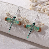 Dragonfly Fabric Earrings