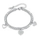 Stainless Steel Love Double Layer Bracelet