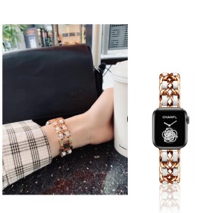 44/42/45/49MM Suitable for Apple Watch Straps with Metal Stainless Steel leather (excluding dial)