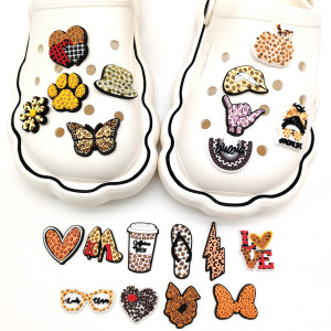 Sexy leopard print Cartoon Kid junior style silicone bracelet  PVC luminous cartoon accessories creative Cartoon