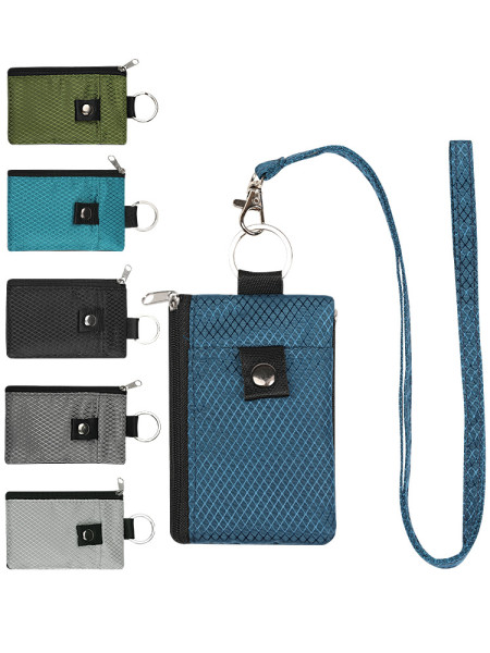 Gebwolf Zero Wallet RFID Signal Blocking Small Wallet Anti Theft Swipe Card Bag Portable Zero Wallet
