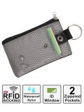 Gebwolf Zero Wallet RFID Signal Blocking Small Wallet Anti Theft Swipe Card Bag Portable Zero Wallet