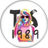20MM I love Taylor Swift glass snap button charms