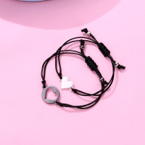 Love hollow handmade woven bracelet as a Mother's Day gift