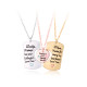 Mother's Day Necklace Alloy Letter Love Necklace Parent Child Necklace Set Mother's Gift