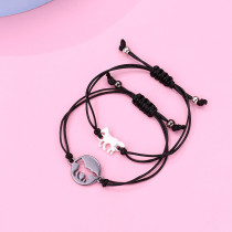 Hollow Unicorn Parent Child Bracelet Set Mother's Day Gift